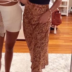 free people midi skirt 🤎